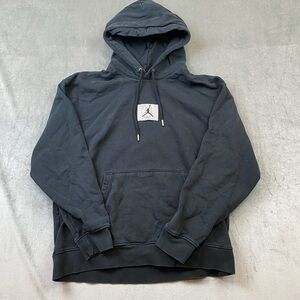 Air Jordan Pullover Hoodie Charcoal Grey Jumpman Mens Size L